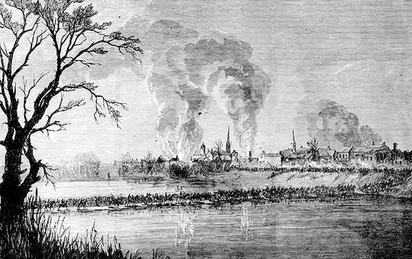 Fredericksburg burning. 